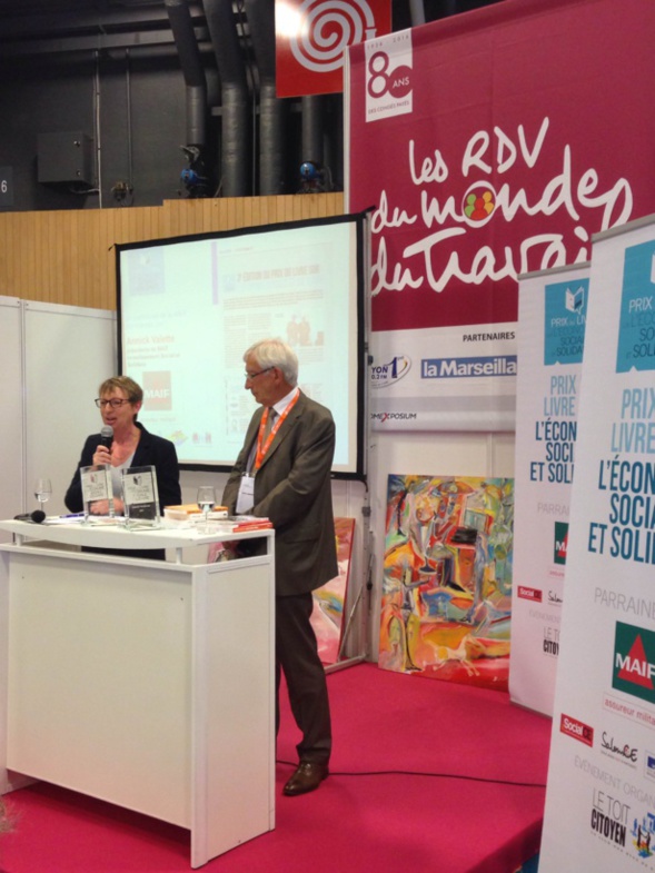 Annick Valette et Roger Belot sont les meilleurs ambassadeurs du Prix par leur rôle actif à la MAIF ou à la Chambre Française de l'ESS - photo Toit Citoyen - - Annick Valette et Roger Belot sont les meilleurs ambassadeurs du Prix par leur rôle actif à la MAIF ou à la Chambre Française de l'ESS - photo Toit Citoyen - -