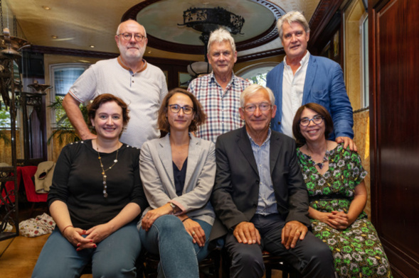 Le jury s'est réuni et a choisi les lauréats 2022 en l'absence d'Amélie Rafael et sans le vote de Camille Dorival qui s'st abstenue par déontologie en raison de sa fonction de directrice de collection aux Editions des Petits Matins - Photo Jacques Martin