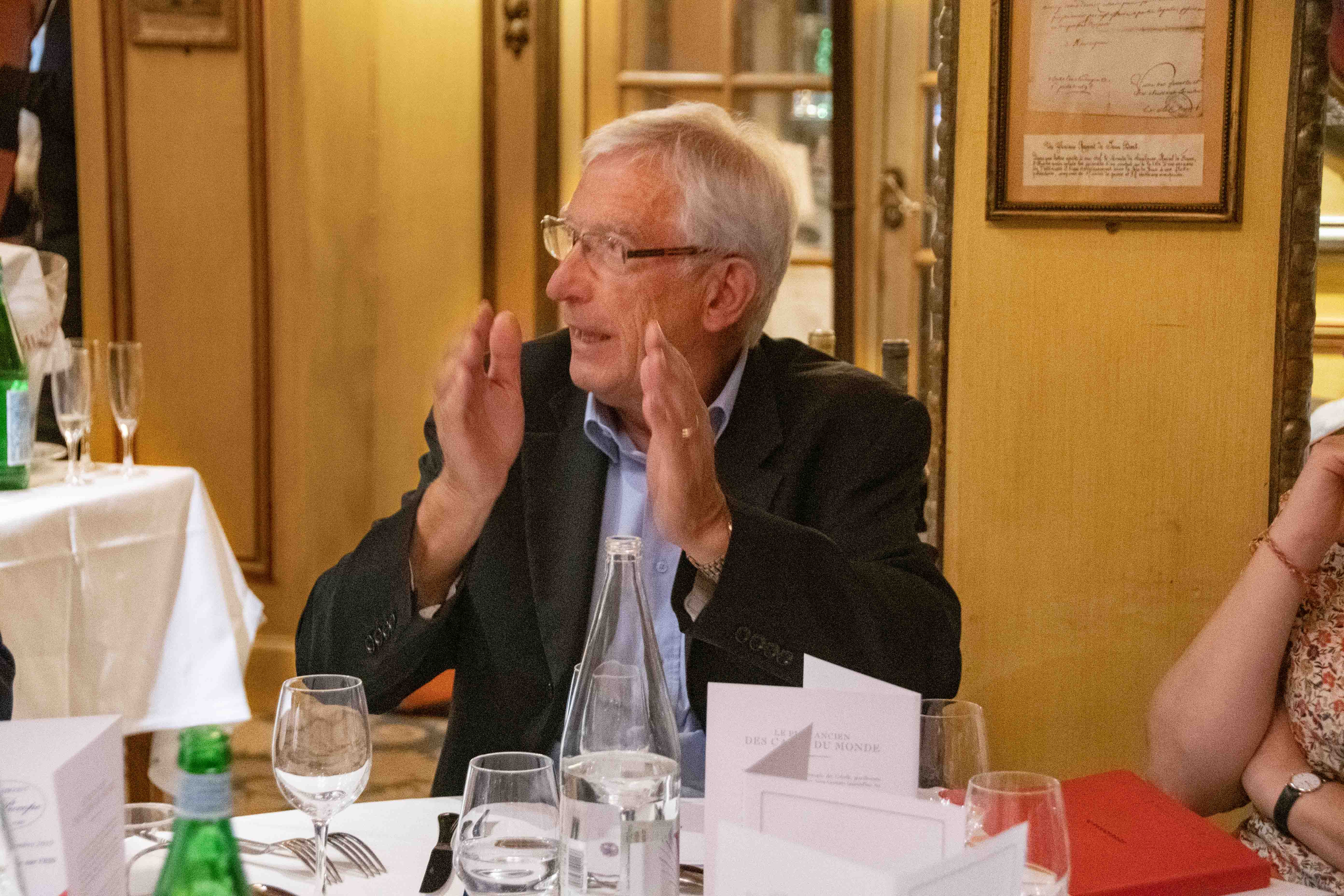 Roger Belot a pris la succession de Claude Alphandéry dès la seconde année de l'organisation du Prix en 2015 - Photo Catherine Cros