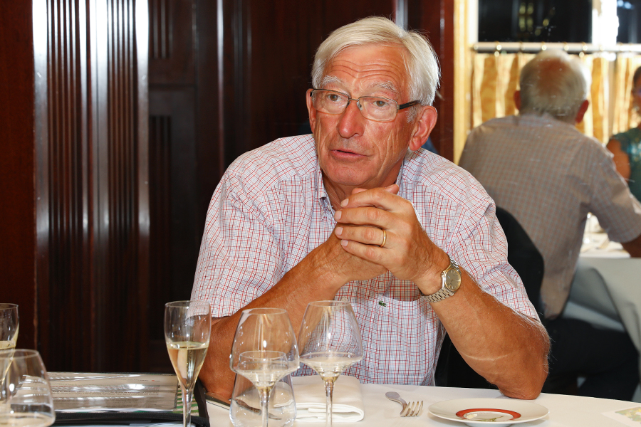 Le président Roger Belot s'est félicité de ce dîner réussi avec deux ouvrages de qualité - Photo : Jacques Martin -