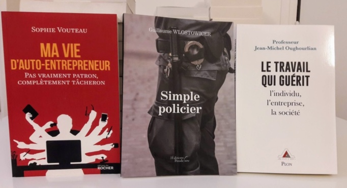 Les 3 livres sélectionnés pour la catégorie " Témoignages " - Photo : Agence Relations Presse.