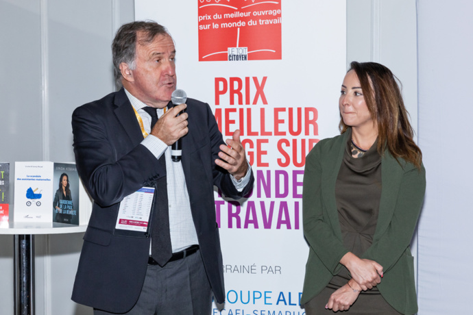 Pierre Ferracci a exprimé l'unanimité du jury et le coup de cœur pour ce livre - Photo : Jacques Martin - Pierre Ferracci a exprimé l'unanimité du jury et le coup de cœur pour ce livre - Photo : Jacques Martin -