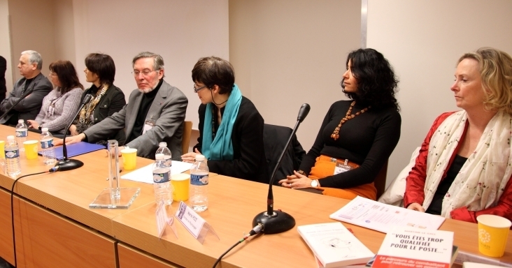 Une partie des deux jurys réunis lors de la remise du Prix Une partie des deux jurys réunis lors de la remise du Prix