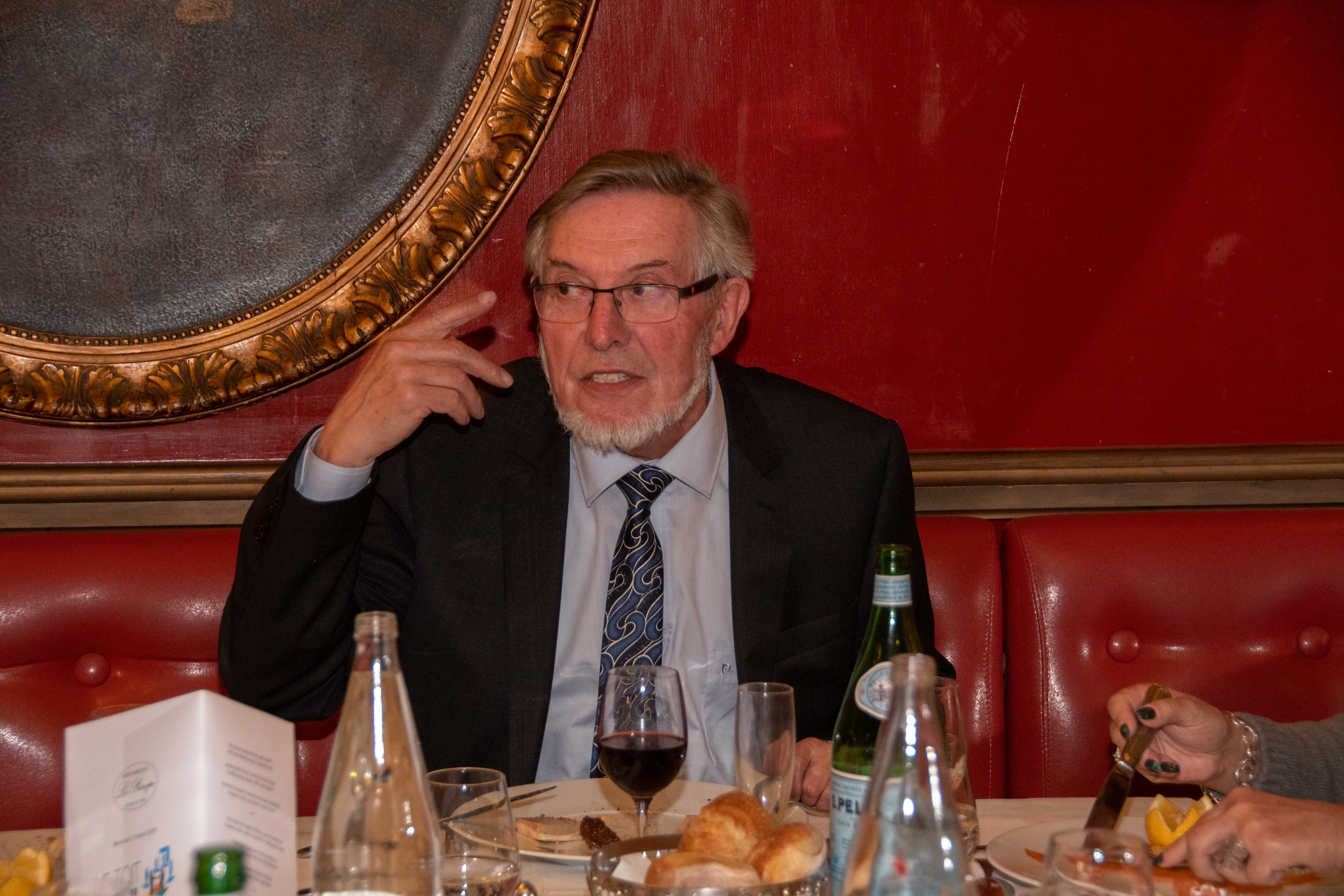 Jean Auroux, un président toujours aussi passionné ! Photo Catherine Cros