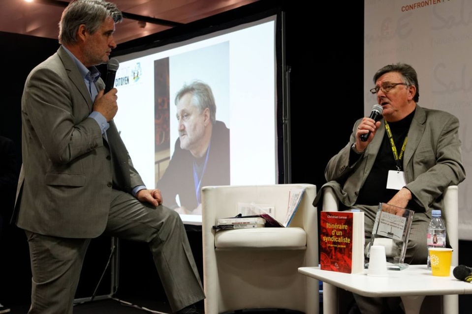 Patrick Gobert et Christian Larose rendent hommage à Bernard-Pierre Donnadieu