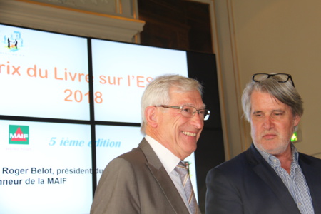 Beaucoup de complicité entre Roger Belot et Patrick Gobert, à droite. Photo : Jean-Paul Berger