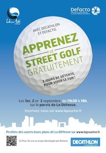 La Défense se transforme en green de golf !