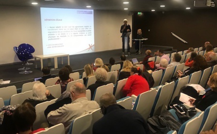 Beaucoup de participants à la " Masterclass " de Marie Pezé le 17 octobre au Pavillon de l'Eau ! Beaucoup de participants à la " Masterclass " de Marie Pezé le 17 octobre au Pavillon de l'Eau !